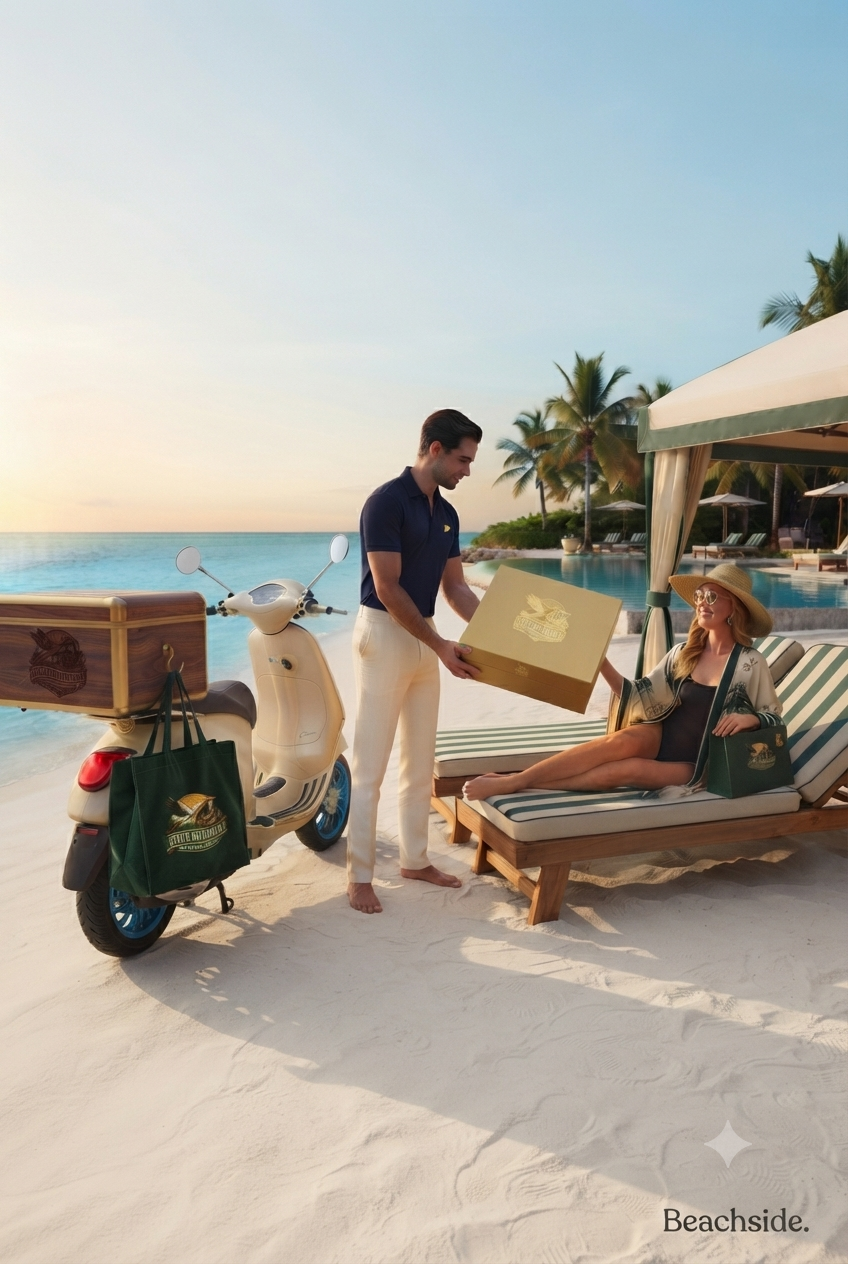 Beachside delivery with Stork Botanicals